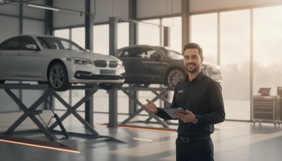 Service advisor booking recovered work